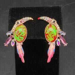 Betsey Johnson Tucan Earrings